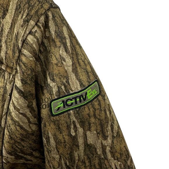 Drake Non-Typical Silencer Full Zip Jacket Mossy Oak Bottomland Mens Size 3XL - Picture 5 of 14
